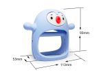 Smily Mia Penguin Baby Teething Toys for 3-6Months, Infant Handheld Pacifiers 0-6Months, 3Months Old Baby Must Haves, 4months Old Toys for Babies, Light Grey… - Image 8